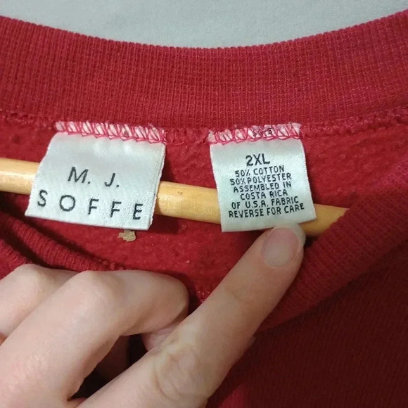 M.J. SOFFE Men’s Heavy Cotton Alabama Crimson Tide Sweatshirt Sz 2XL Retro - Picture 5 of 7